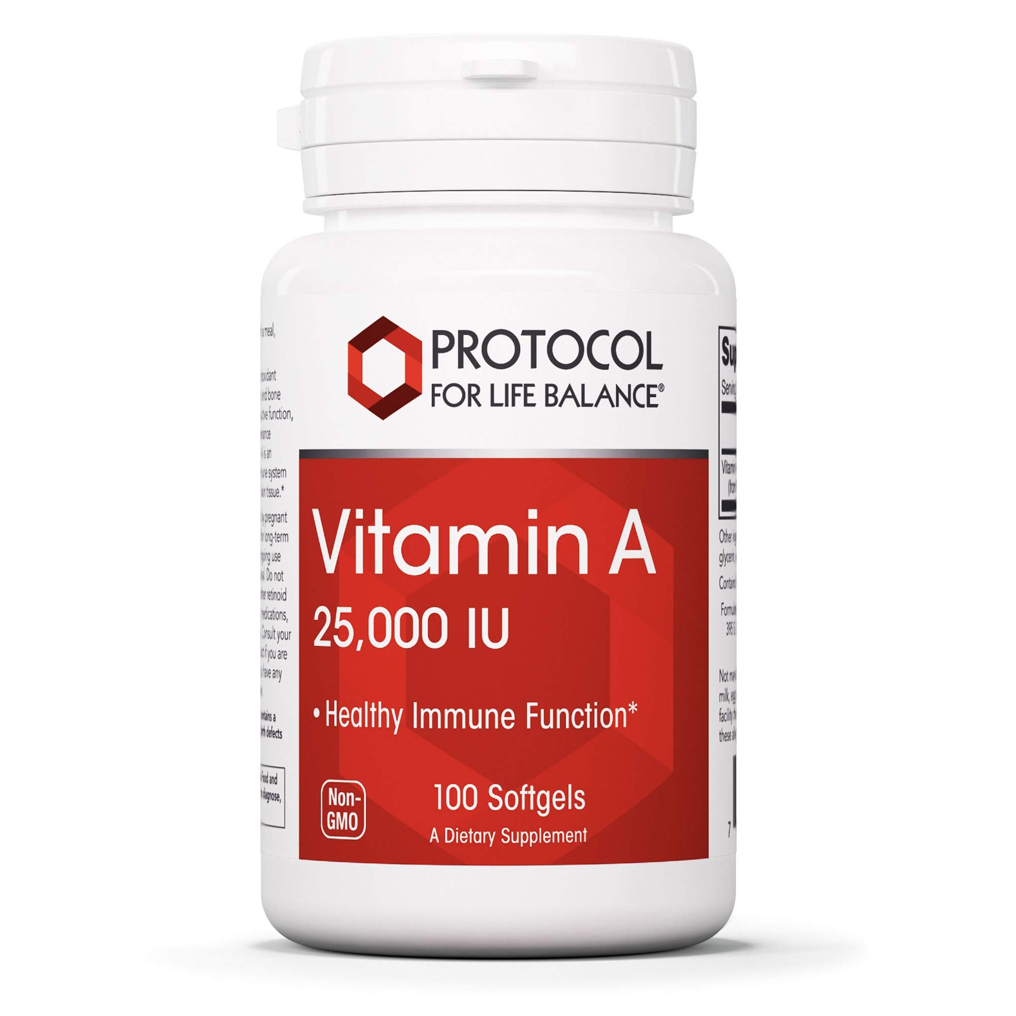 Protocol vitamin A 25000 IU