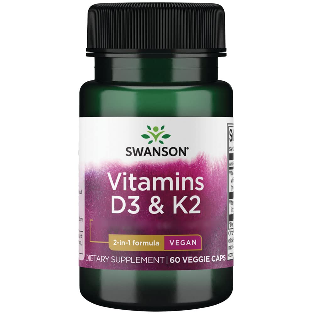 Swanson Vitamins D3 & K2