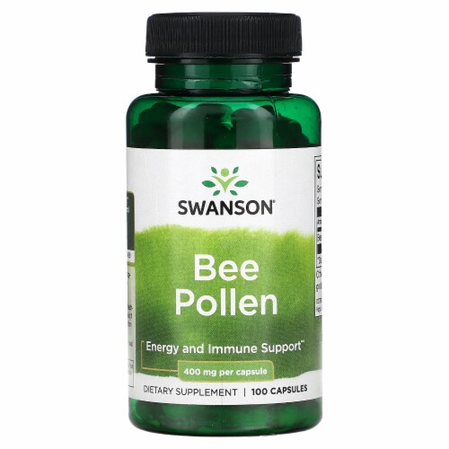 SWANSON BEE POLLEN 400 MG 100 CAPSULES