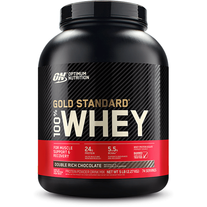OPTIMUM NUTRITION 100% WHEY GOLD STANDARD 5 LB / 2 LB