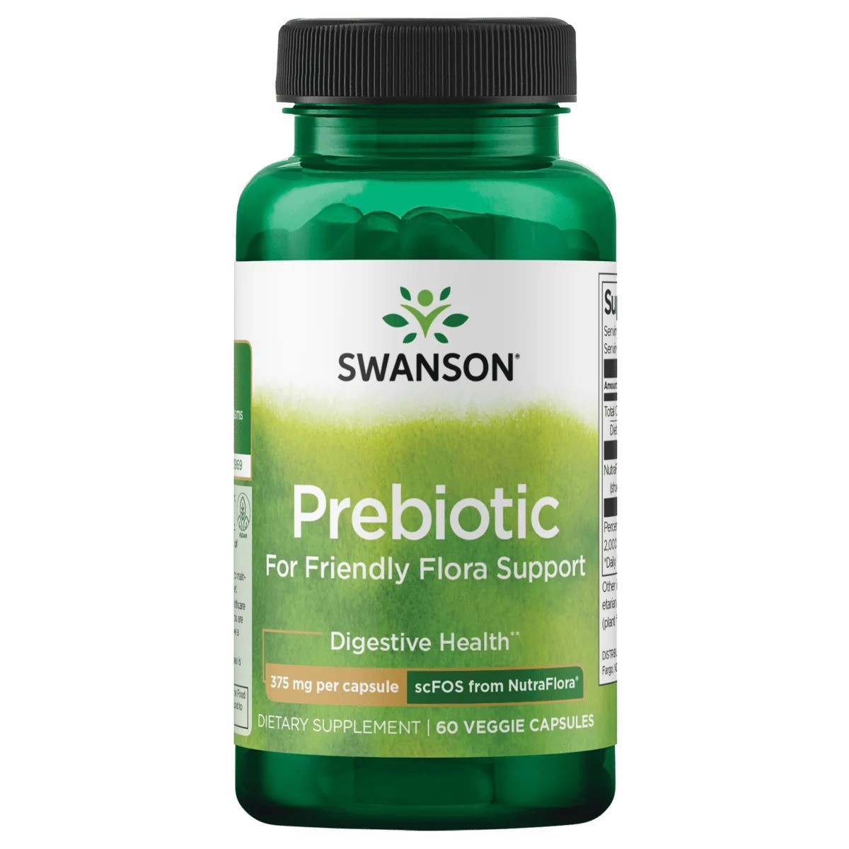 Swanson Prebiotic for Friendly Flora Support 375 mg