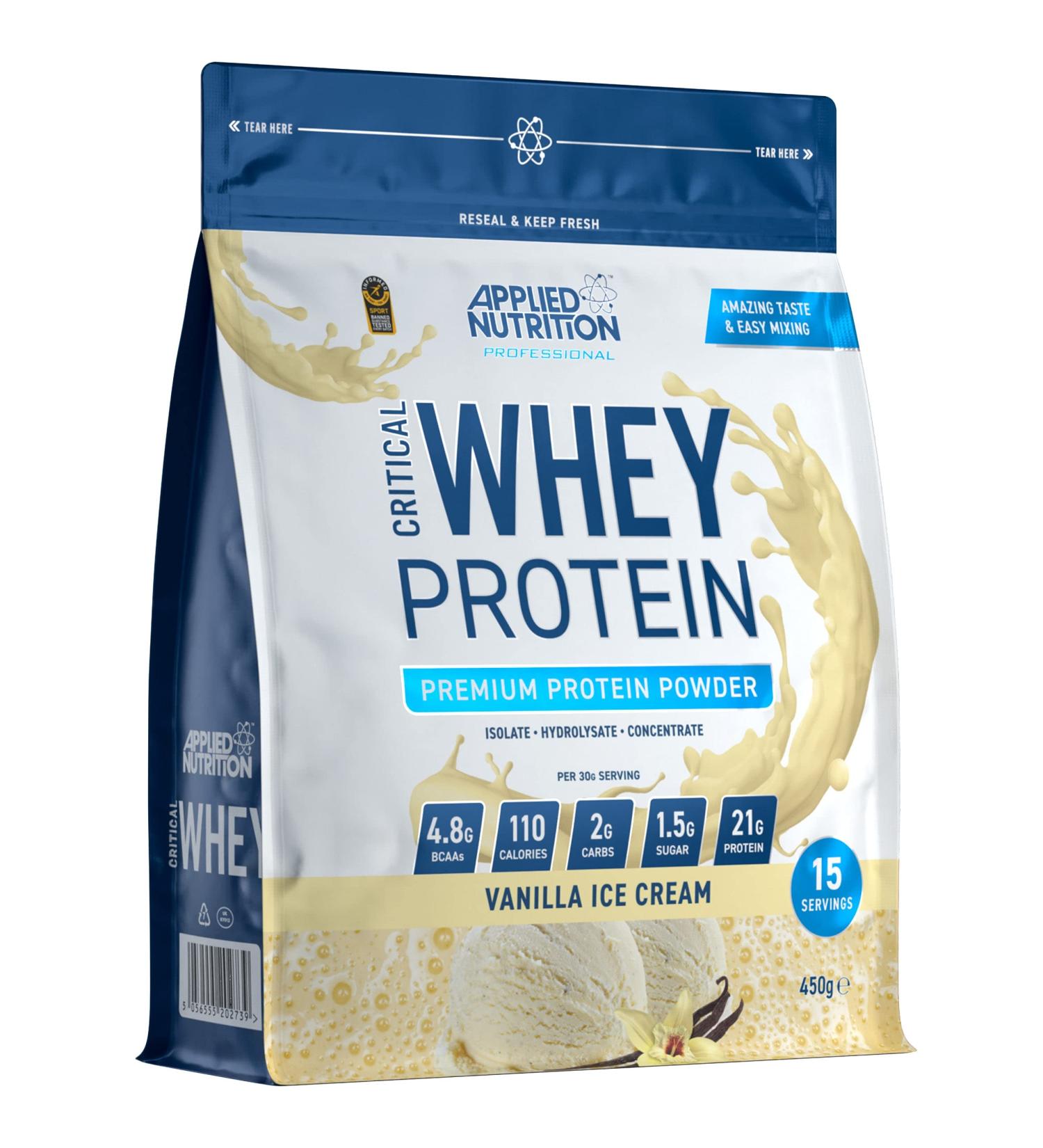 Applied Nutrition Critical Whey Protein Powder 450g