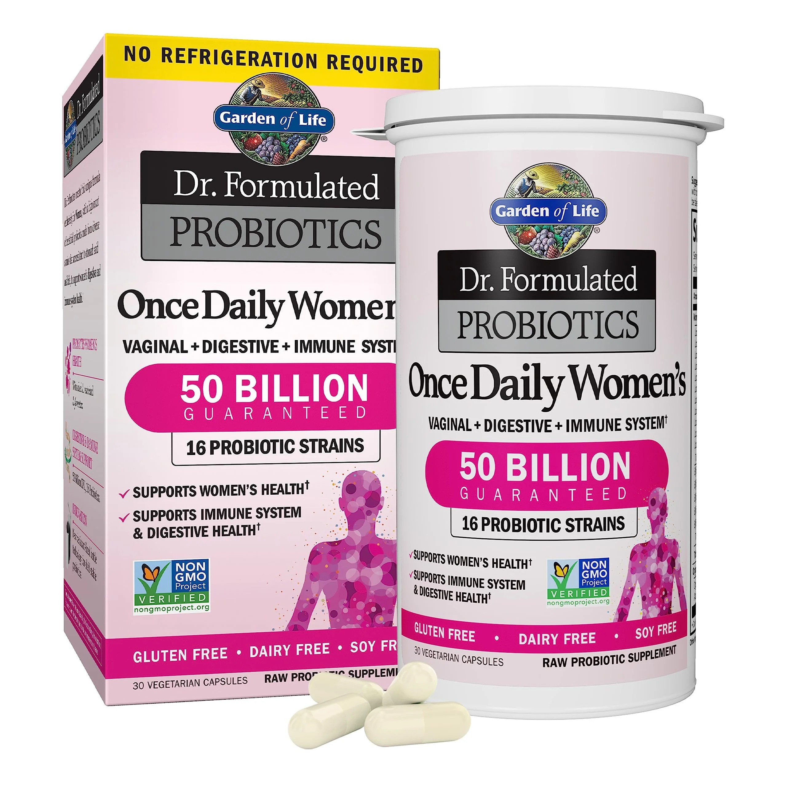 Garden of Life Women's Probiotics Daily Care Capsules