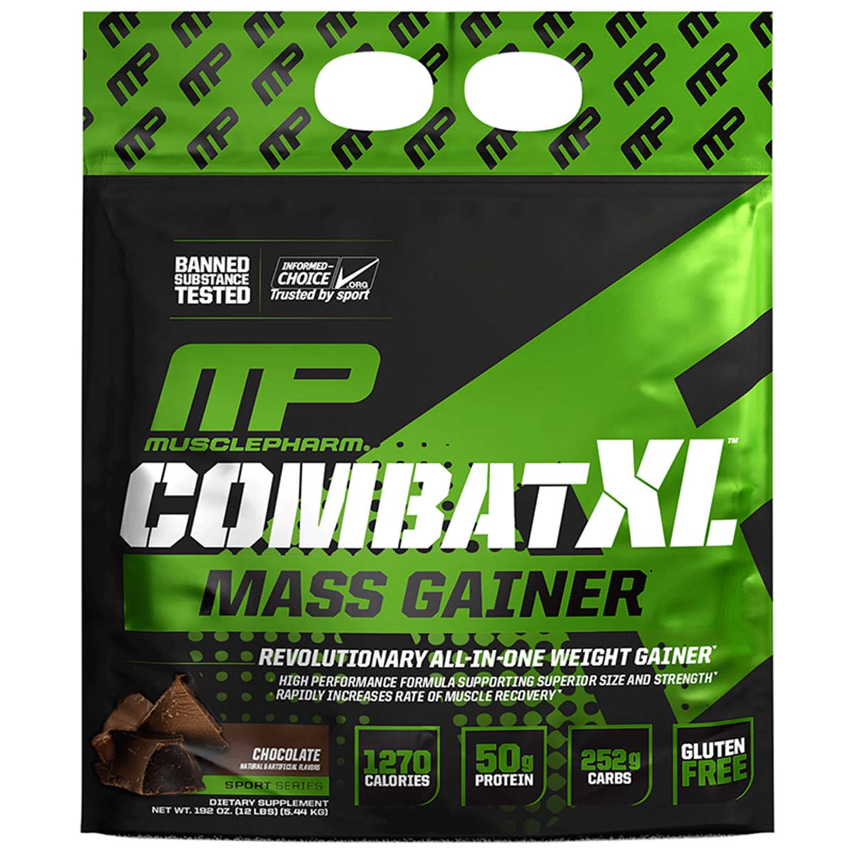 MUSCLEPHARM COMBATXL GAINER 12 LBS CHOCOLATE